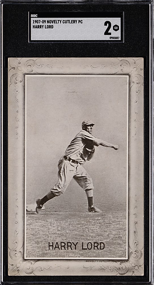 1910 PC805 Novelty Cutlery Postcard Harry Lord SGC GOOD 2