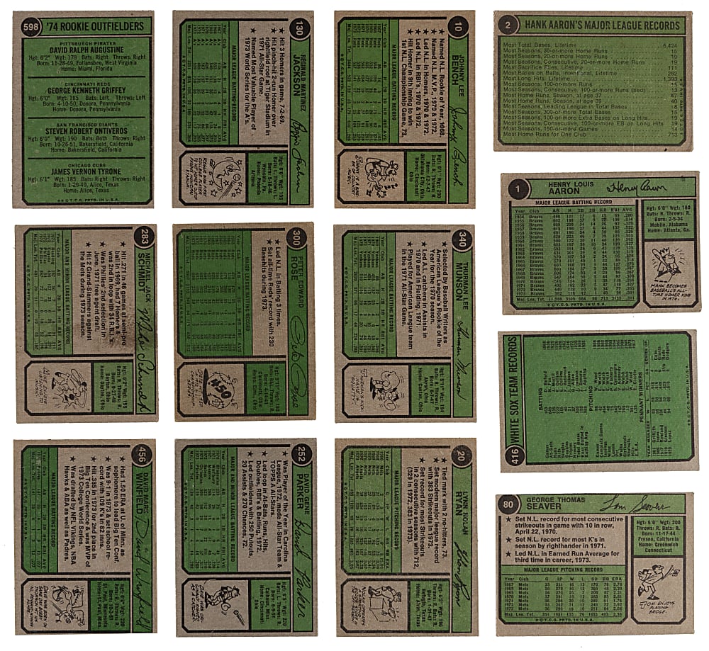1974 Topps Complete Set (660)