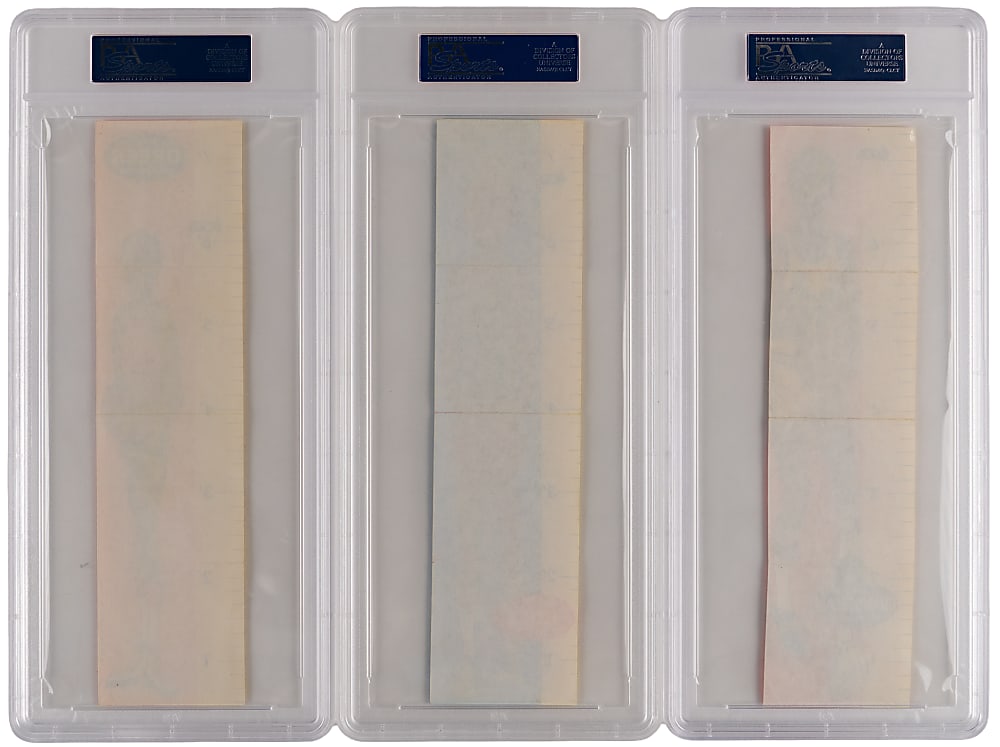 1969-1970 Topps Basketball Rulers PSA EX 5 Graded Trio with Wilt Chamberlain