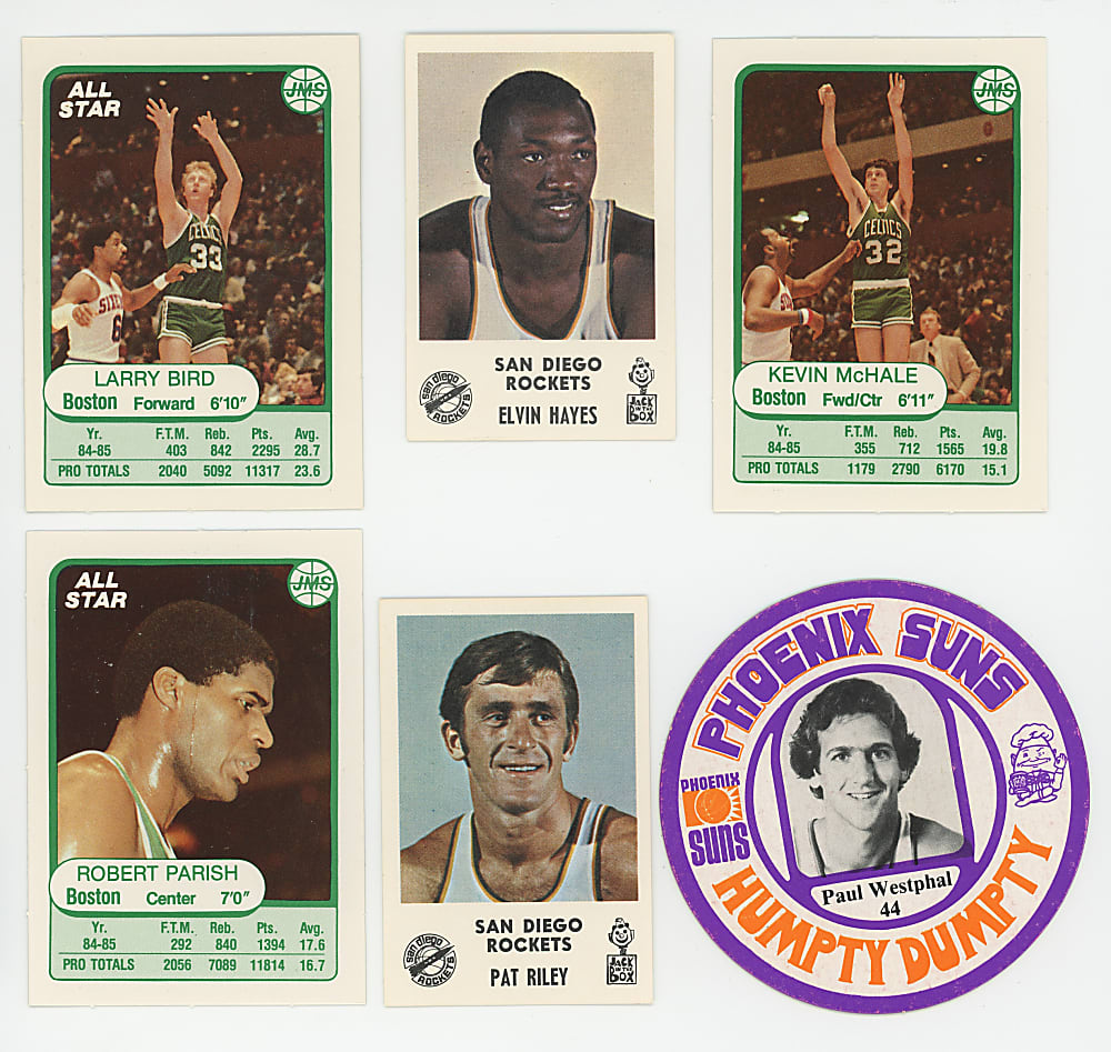 1968-1990 NBA/Basketball Regional Complete/Near Team Set & Singles Collection - (61 Total Cards)