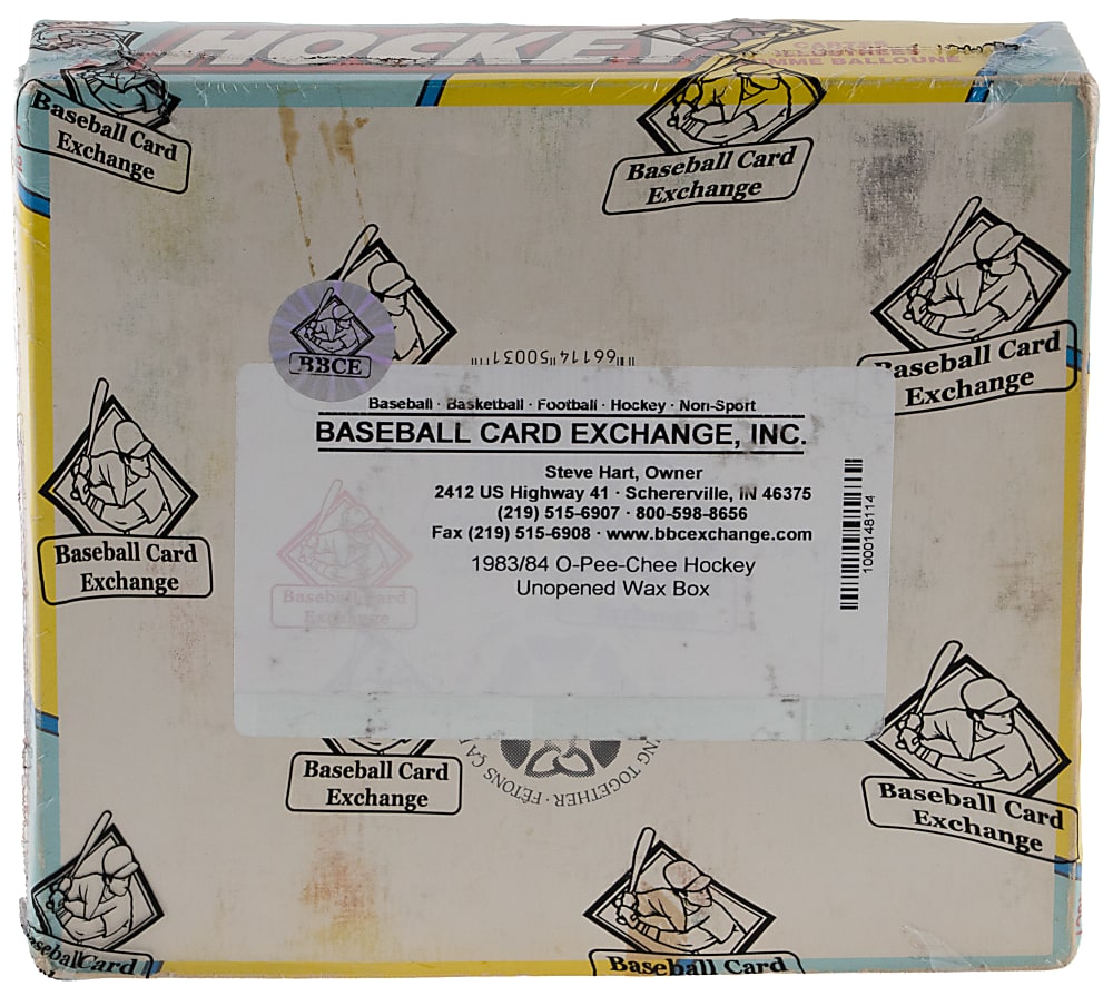1983-1984 O-Pee-Chee Hockey Unopened Wax Box (48) Packs - BBCE