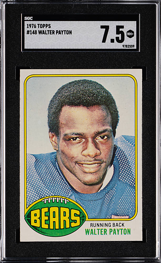 1976 Topps Football #148 Walter Payton Rookie SGC NM+ 7.5