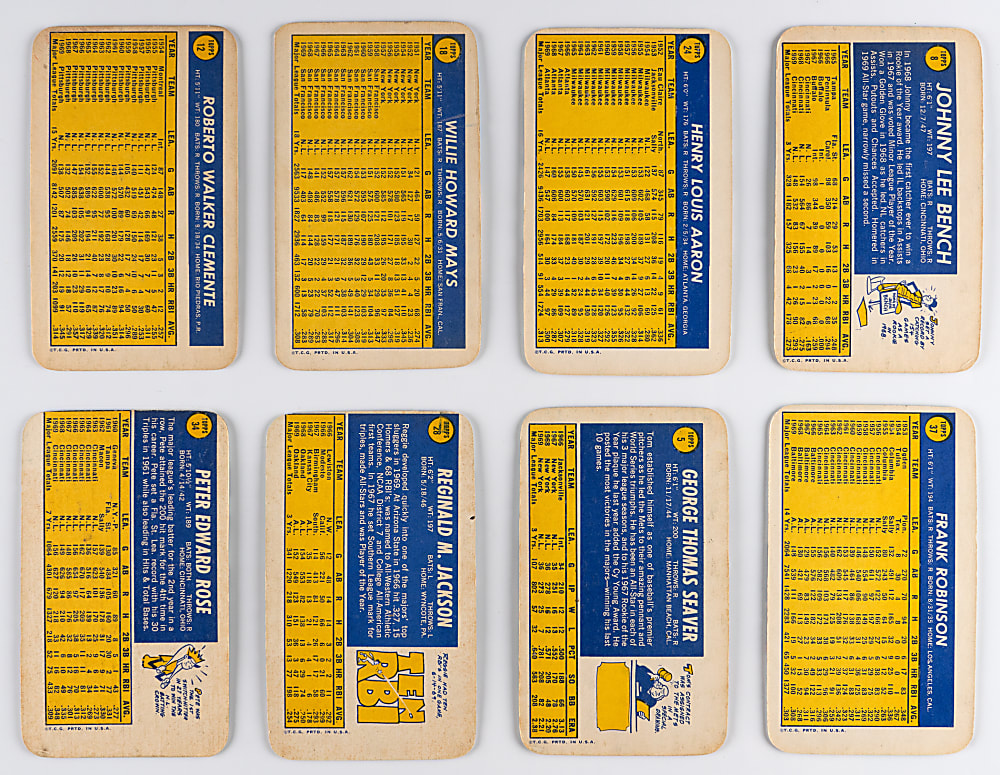 1970 Topps Super Complete Set (42)