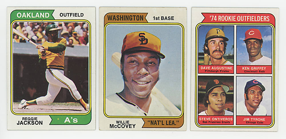 1974 Topps Complete Set (660) Plus Traded Set (44) & Washington Variations