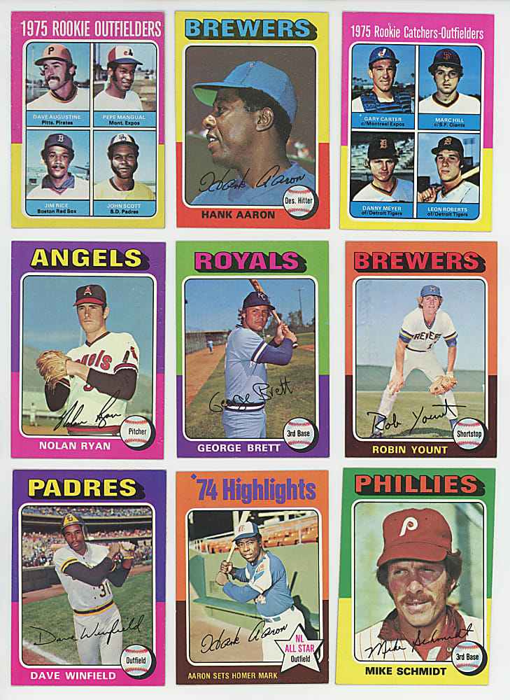 1975 Topps Complete Set (660) - Clean!