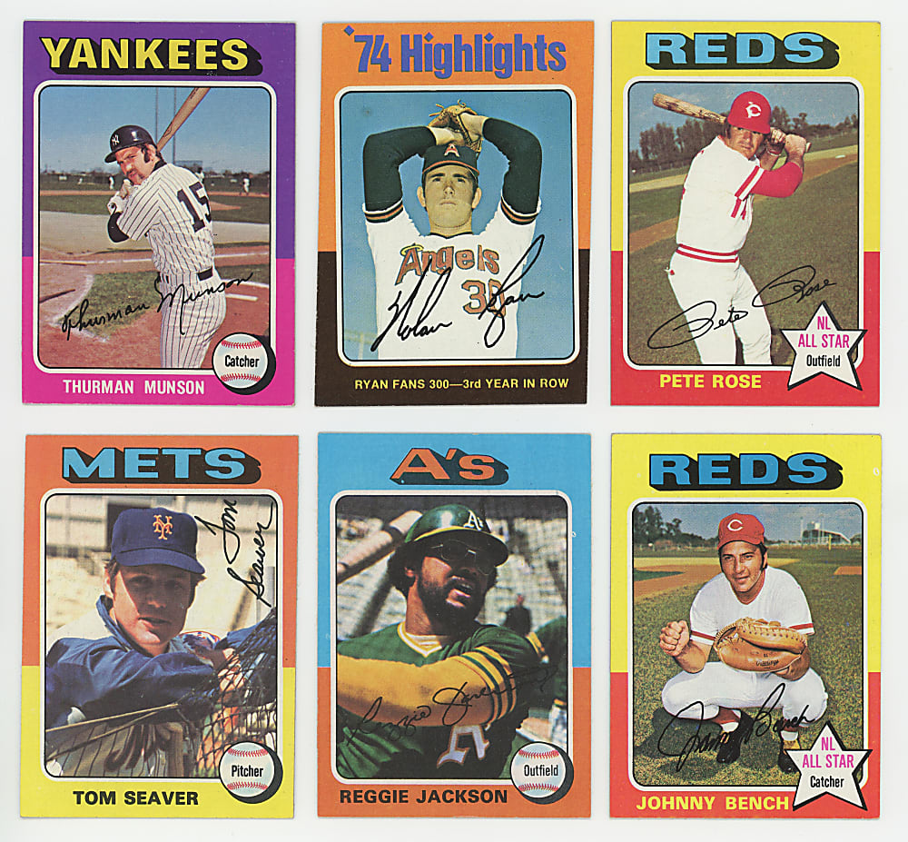 1975 Topps Complete Set (660) - Clean!