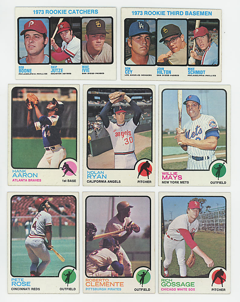 1973 Topps Complete Set (660) Plus (9) Manager Color Variations