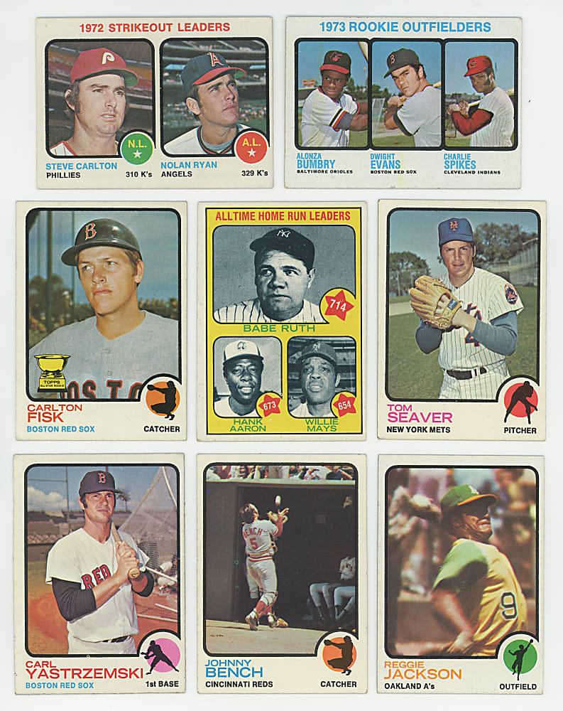 1973 Topps Complete Set (660) Plus (9) Manager Color Variations