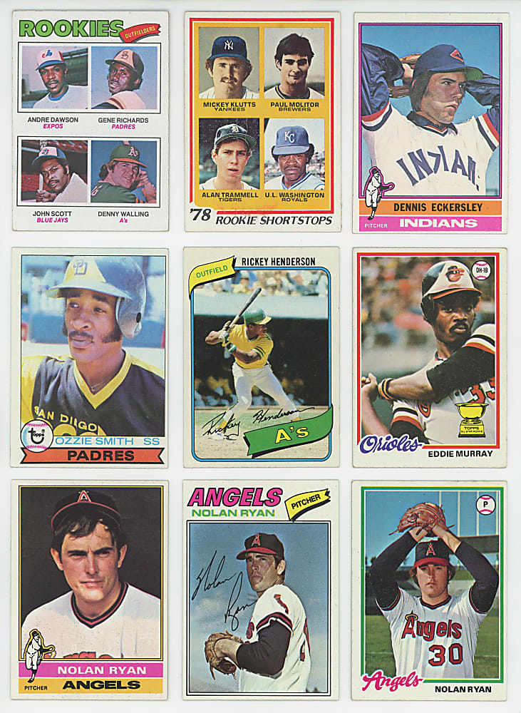 1976-1980 Topps Complete Set Run with 1976 Traded