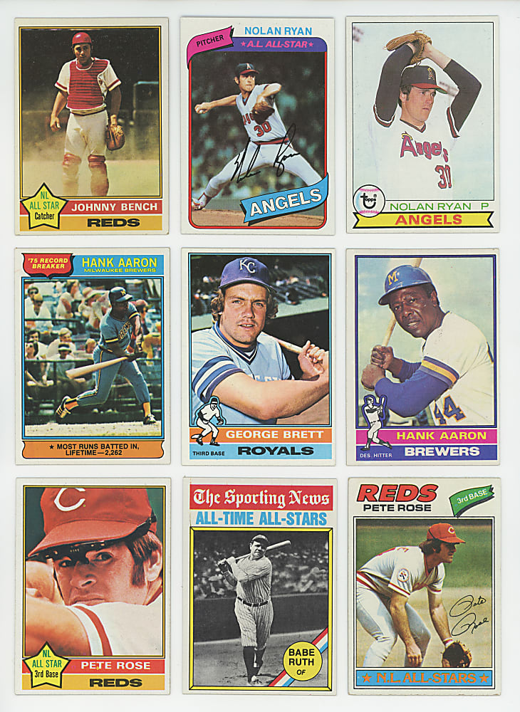1976-1980 Topps Complete Set Run with 1976 Traded