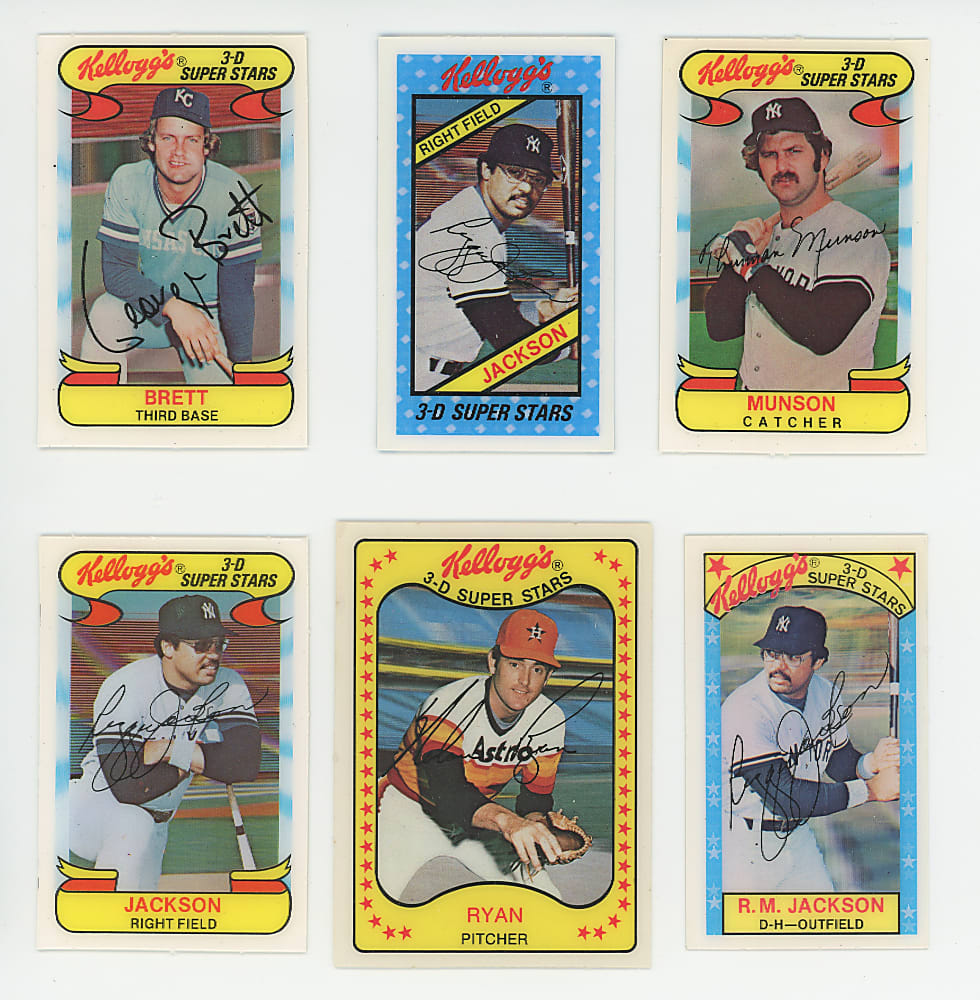 1972-1982 Kellogg's Collection (436) with Several Complete/Near Sets Including 1972 All-Time Baseball Greats Set