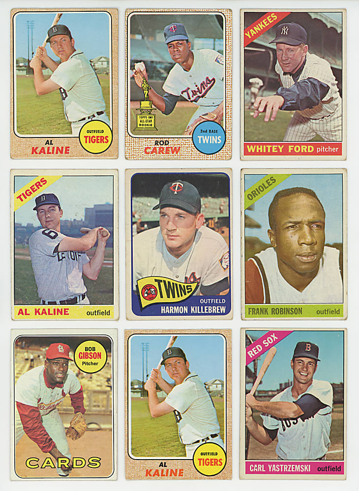 1958-1982 Shoebox Collection (420) with (120+) Hall of Famers Including Aaron, Clemente & Mays