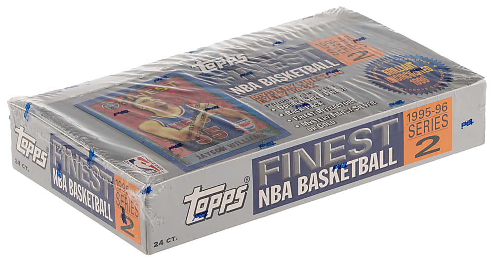 1995-1996 Topps Finest Basketball Series 2 Factory Sealed Box (24 Packs)