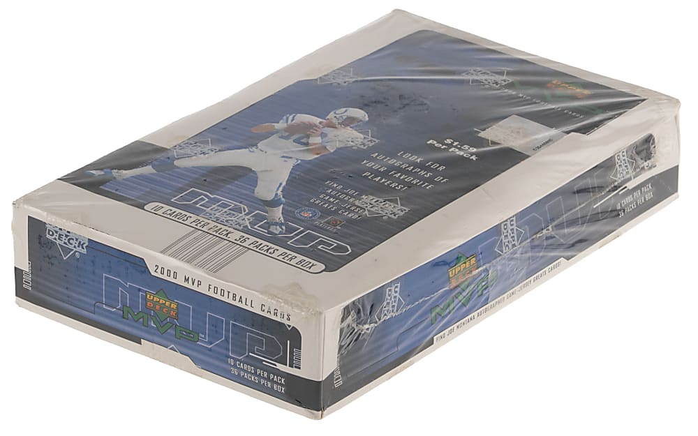 2000 Upper Deck MVP Football Factory Sealed Box (36 Packs)