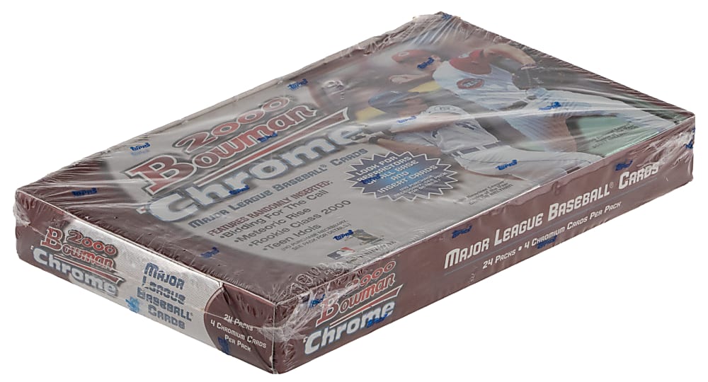2000 Bowman Chrome Baseball Factory Sealed Hobby Box (24 Packs)