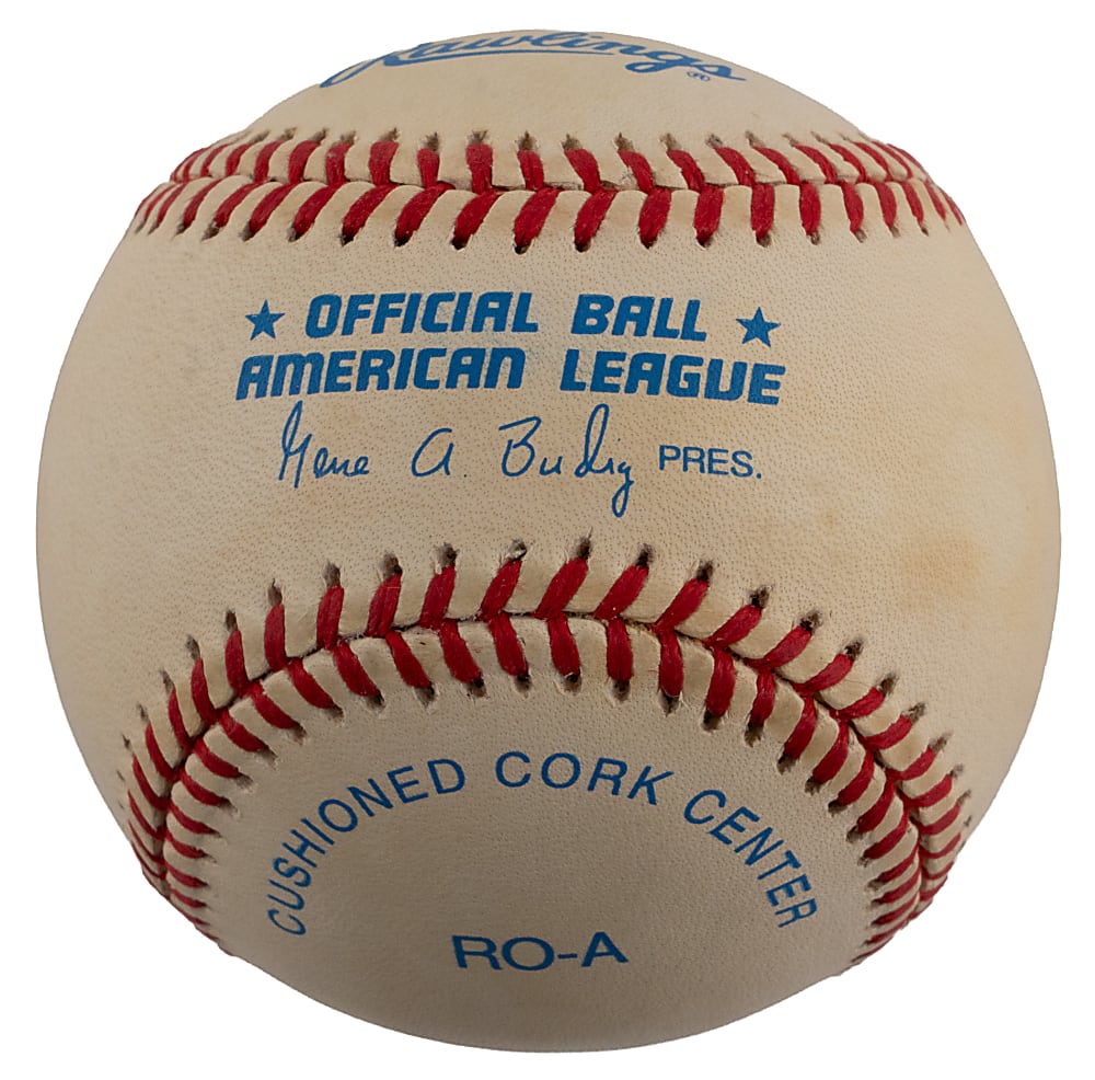 New York Yankees Perfect Game Pitcher and Catcher Multi-Signed Baseball with Pitcher Date Inscriptions - Including Larsen/Berra