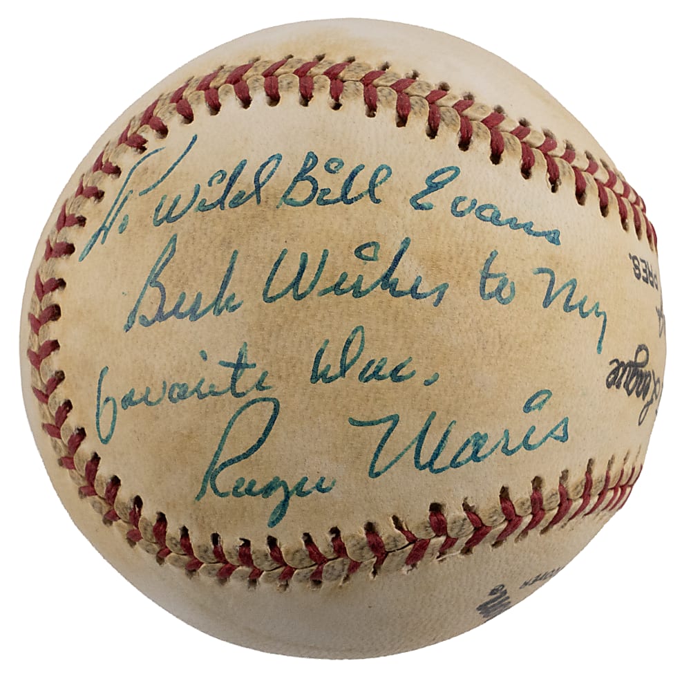 Roger Maris Single-Signed Baseball - Full JSA LOA