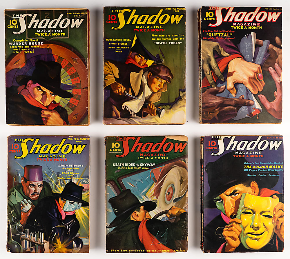 1936-1937 Street & Smith The Shadow Pulp Magazine Collection (25)