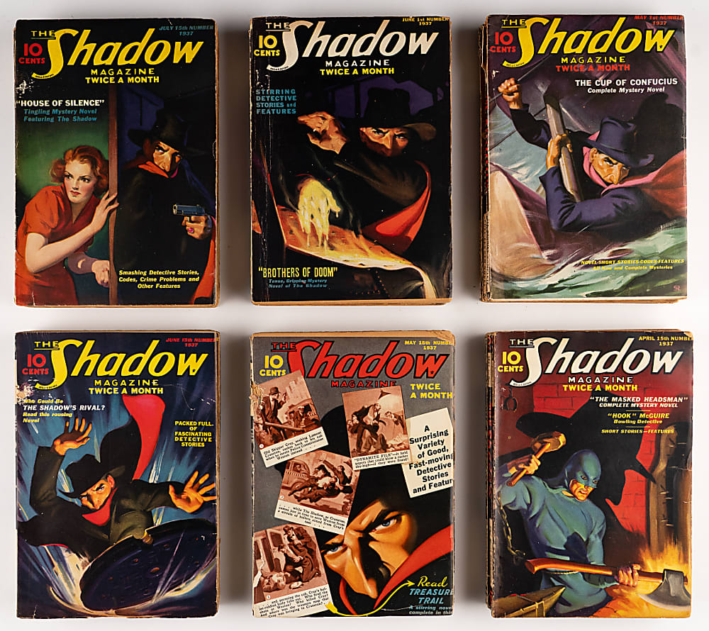 1936-1937 Street & Smith The Shadow Pulp Magazine Collection (25)