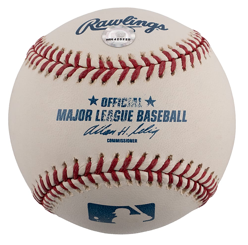 Whitey Ford Signed OML/Selig Baseball with Career Highlights Inscriptions