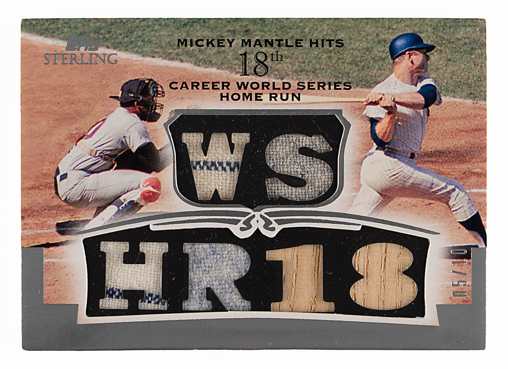 2006 Topps Sterling Mickey Mantle Sterling Moments #18 Six-Piece Relic #5/10