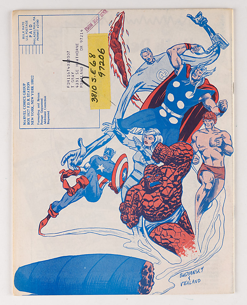 1969-1995 Comic Book Fanzine/Calendar/Oddball Collection (16) with Marvel Foom #10 New X-Men Cover