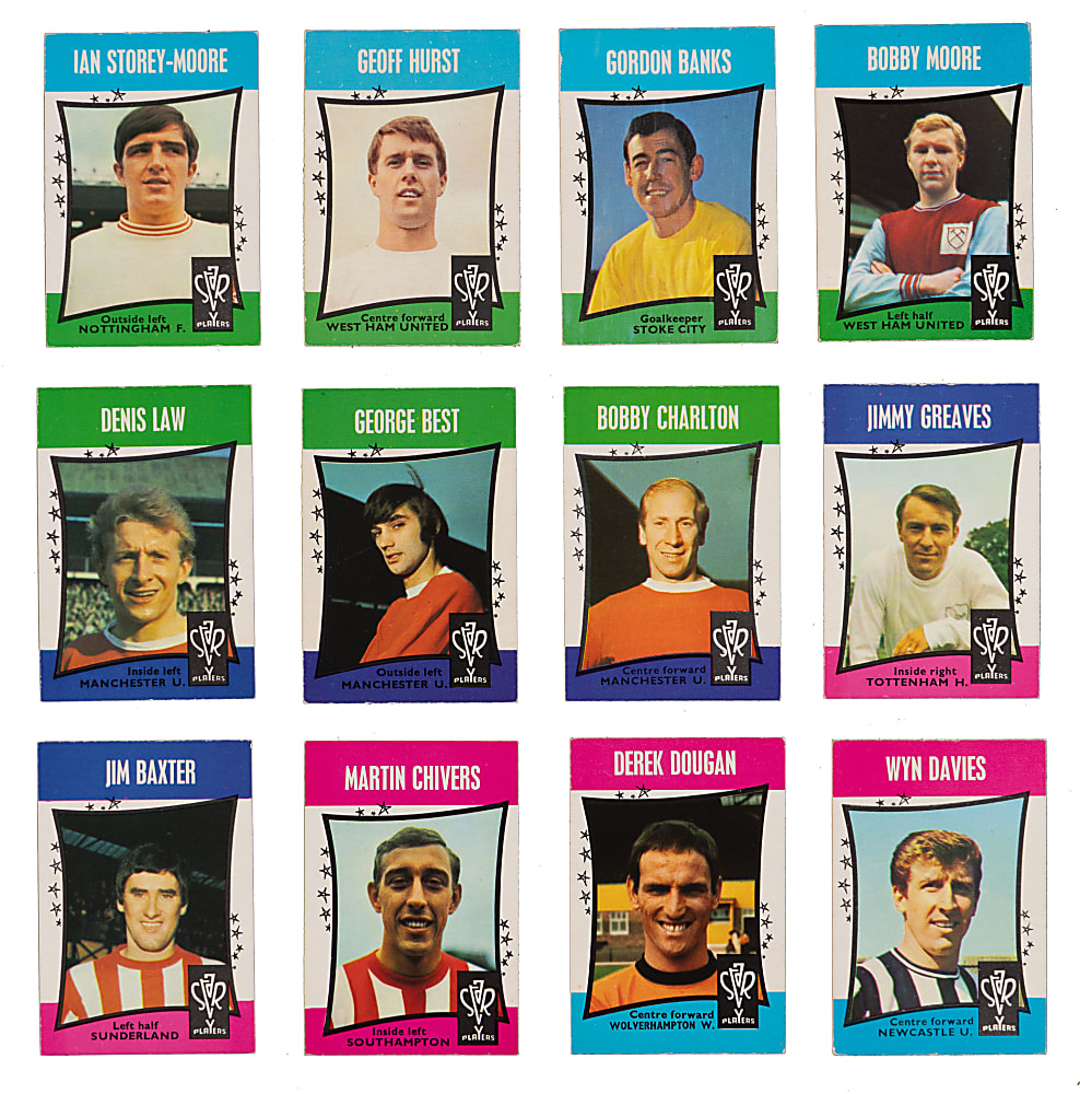 1967-1968 A&BC Star Players Soccer Complete Set (55) with #13 George Best