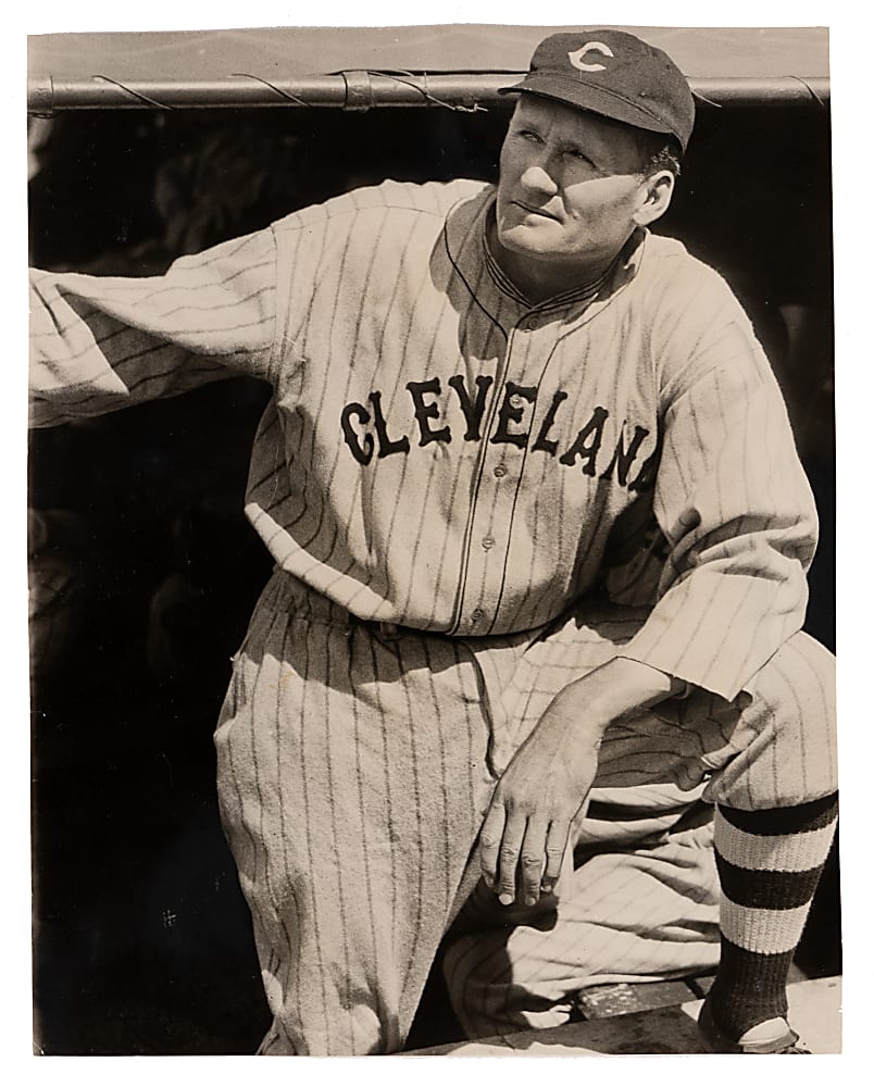 1933 Walter Johnson Type I Original News Service Photo - PSA