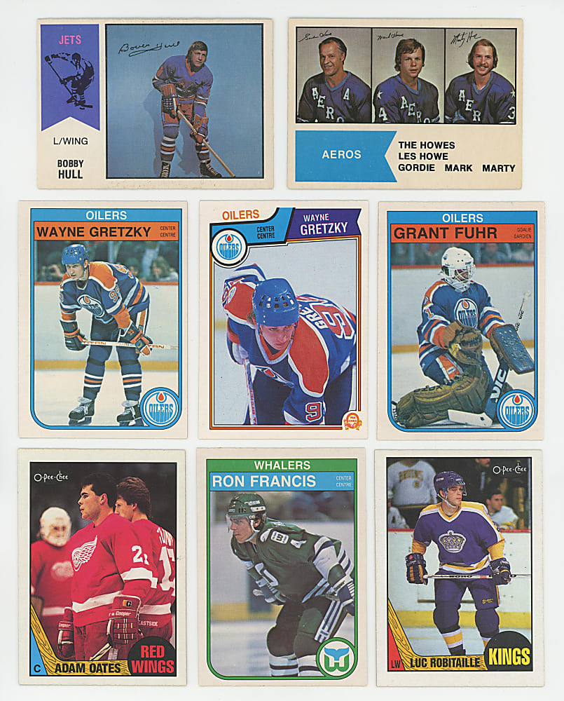 1974-1975 to 1987-1988 O-Pee-Chee Hockey Complete Sets (4)
