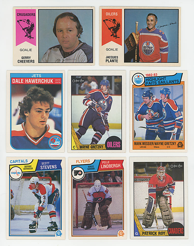 1974-1975 to 1987-1988 O-Pee-Chee Hockey Complete Sets (4)