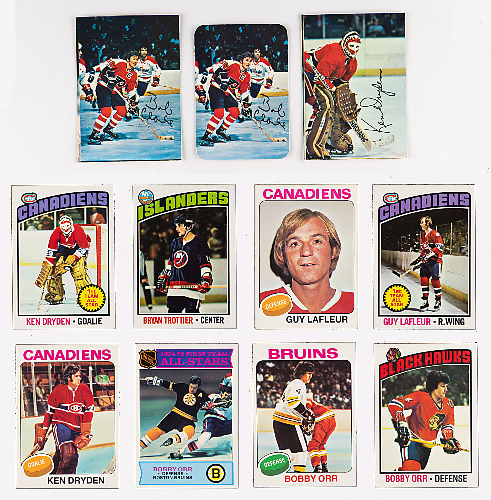 1975-1976 to 1977-1978 Topps Hockey Complete Sets (4)
