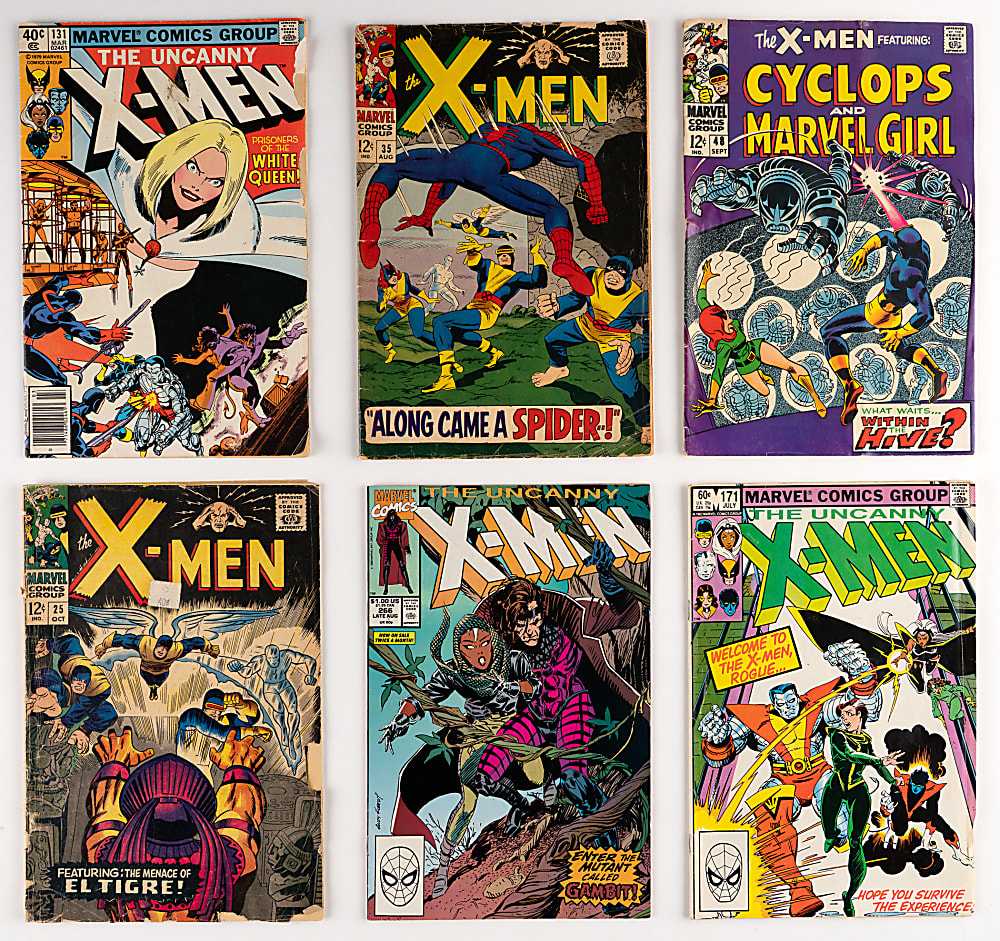 1966-2011 Marvel The X-Men First Series #25-#544 Partial Run (400+) with Key Issues & Extras