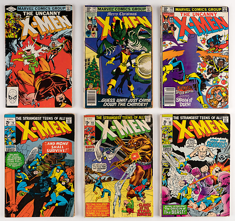 1966-2011 Marvel The X-Men First Series #25-#544 Partial Run (400+) with Key Issues & Extras