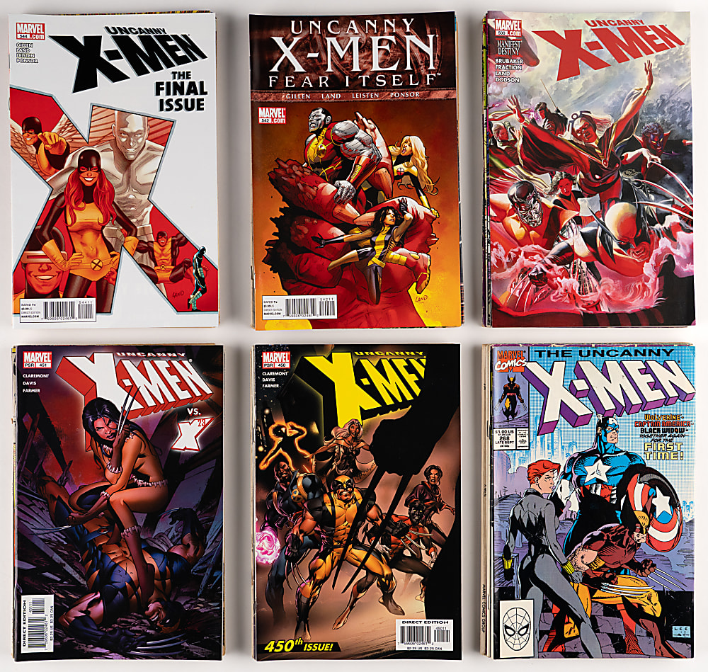 1966-2011 Marvel The X-Men First Series #25-#544 Partial Run (400+) with Key Issues & Extras