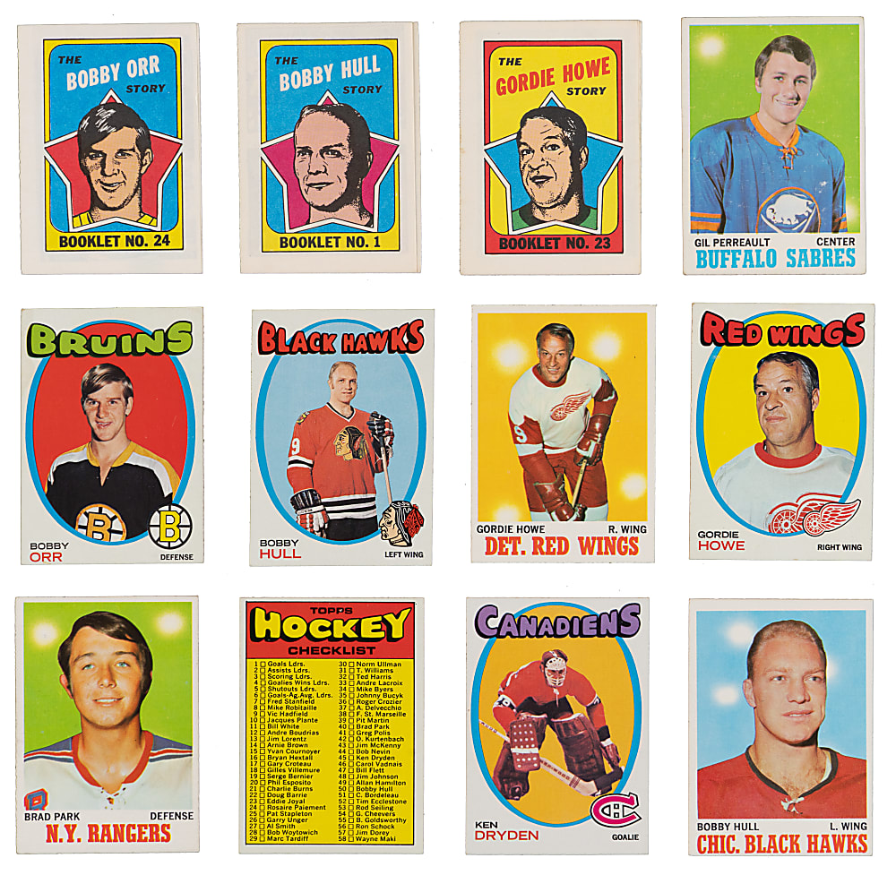 1970-1971 & 1971-1972 Topps Hockey Complete/Near Set Trio