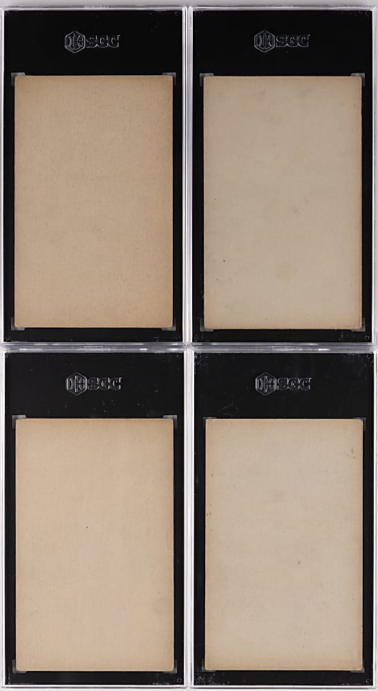 1926 Exhibits Boston Braves SGC Graded Quartet