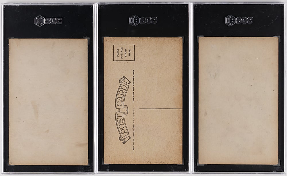 1926-1929 Exhibits SGC Graded Trio with Edd Roush