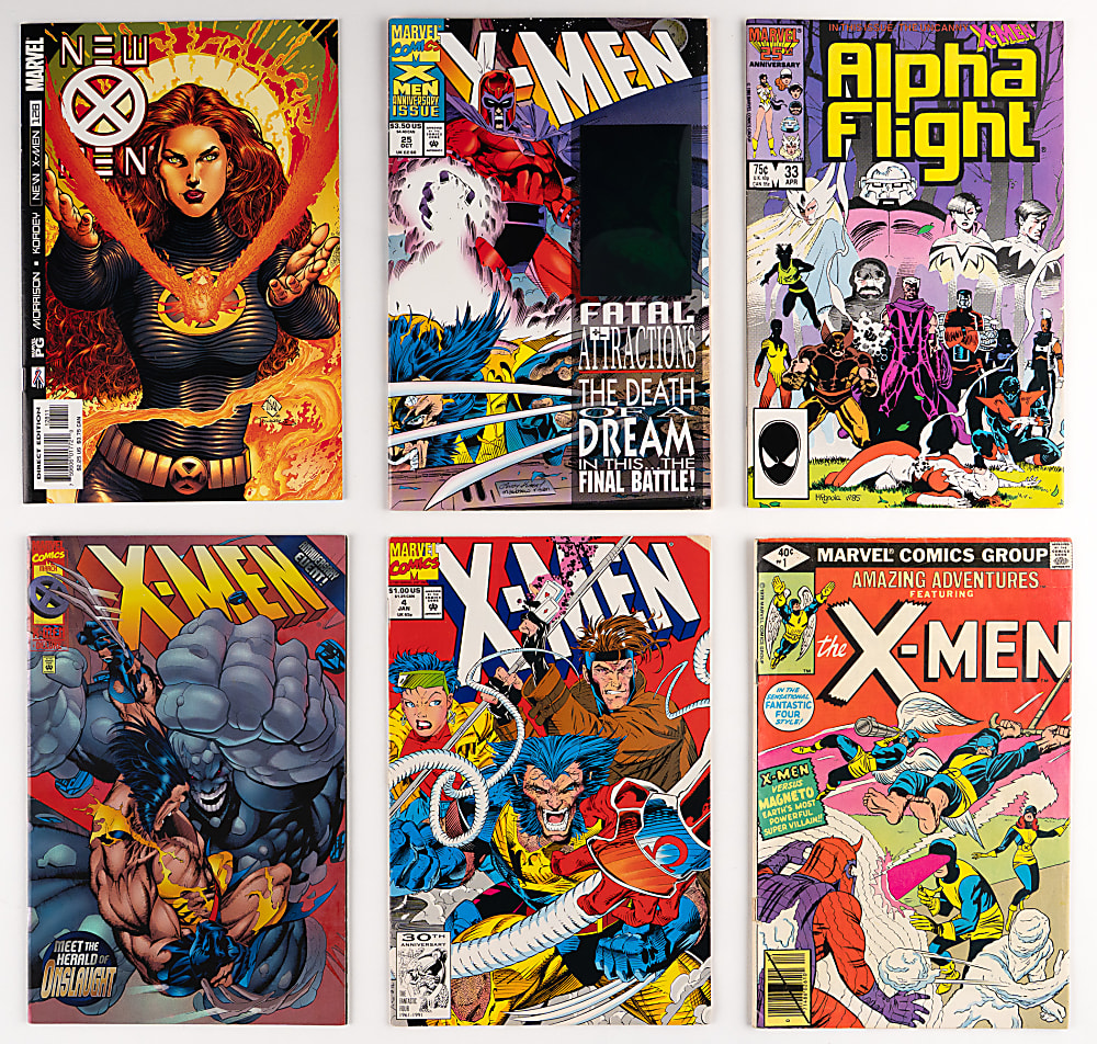 1979-2019 Marvel X-Men Related Comic Treasure Chest Bundle (551) with 2nd Series Near Complete Run (261/275)
