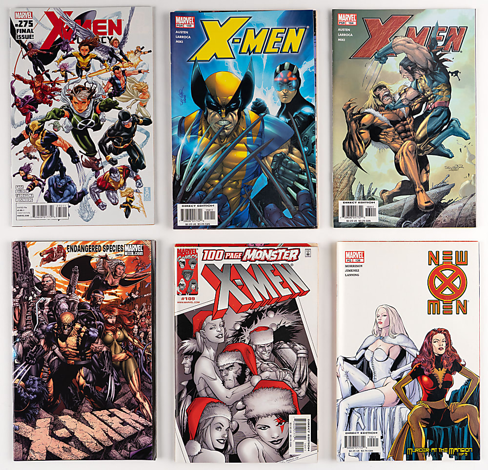 1979-2019 Marvel X-Men Related Comic Treasure Chest Bundle (551) with 2nd Series Near Complete Run (261/275)