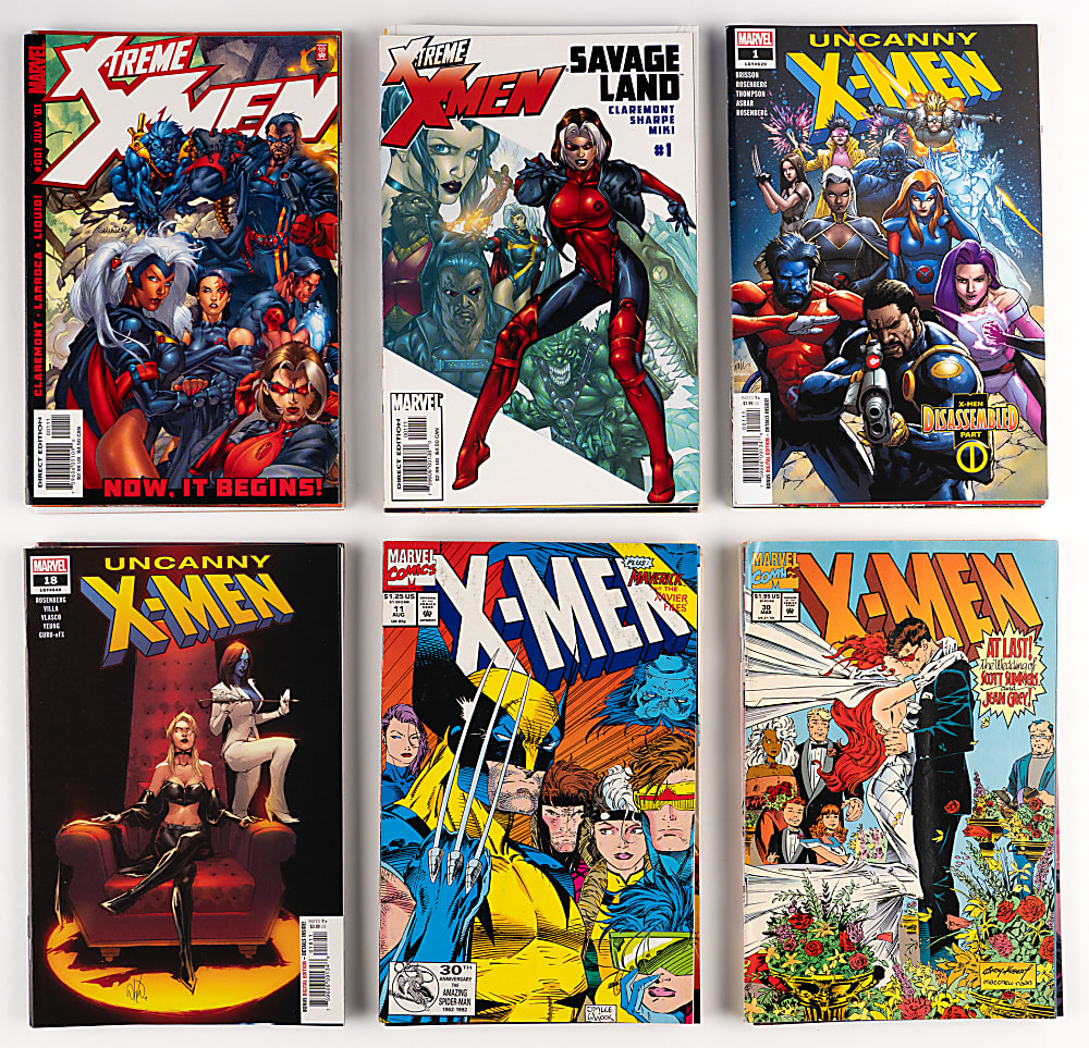 1979-2019 Marvel X-Men Related Comic Treasure Chest Bundle (551) with 2nd Series Near Complete Run (261/275)