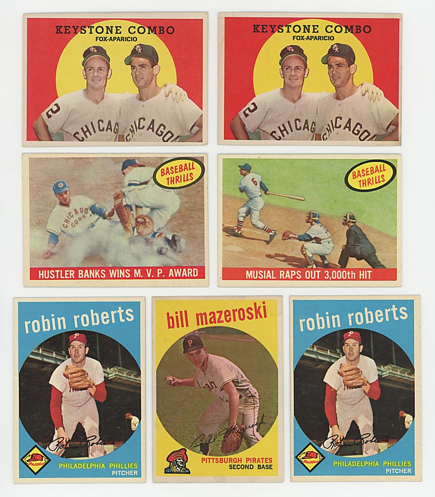 1959 Topps Singles Collection (93) with (20) Hall of Famers Including Sandy Koufax