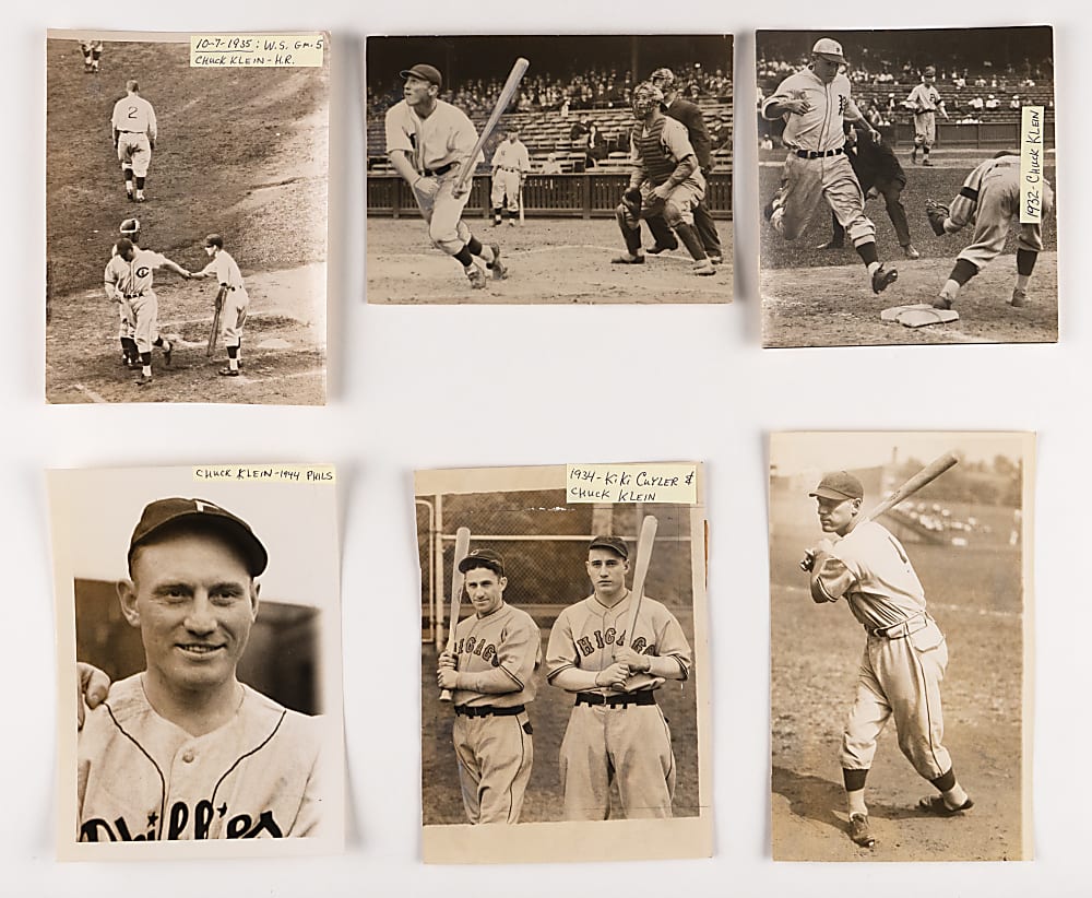 1920s-1940s Chuck Klein Philadelphia Phillies Type I Photos (13)
