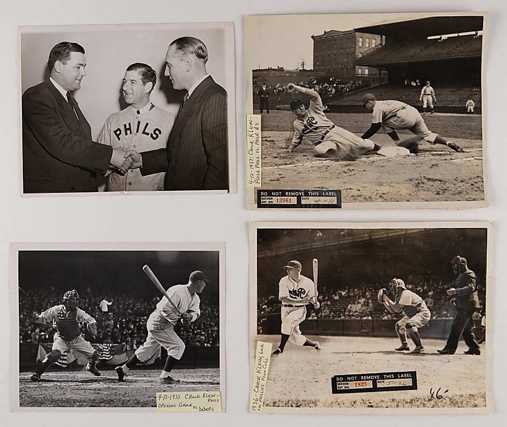 1920s-1940s Chuck Klein Philadelphia Phillies Type I Photos (13)
