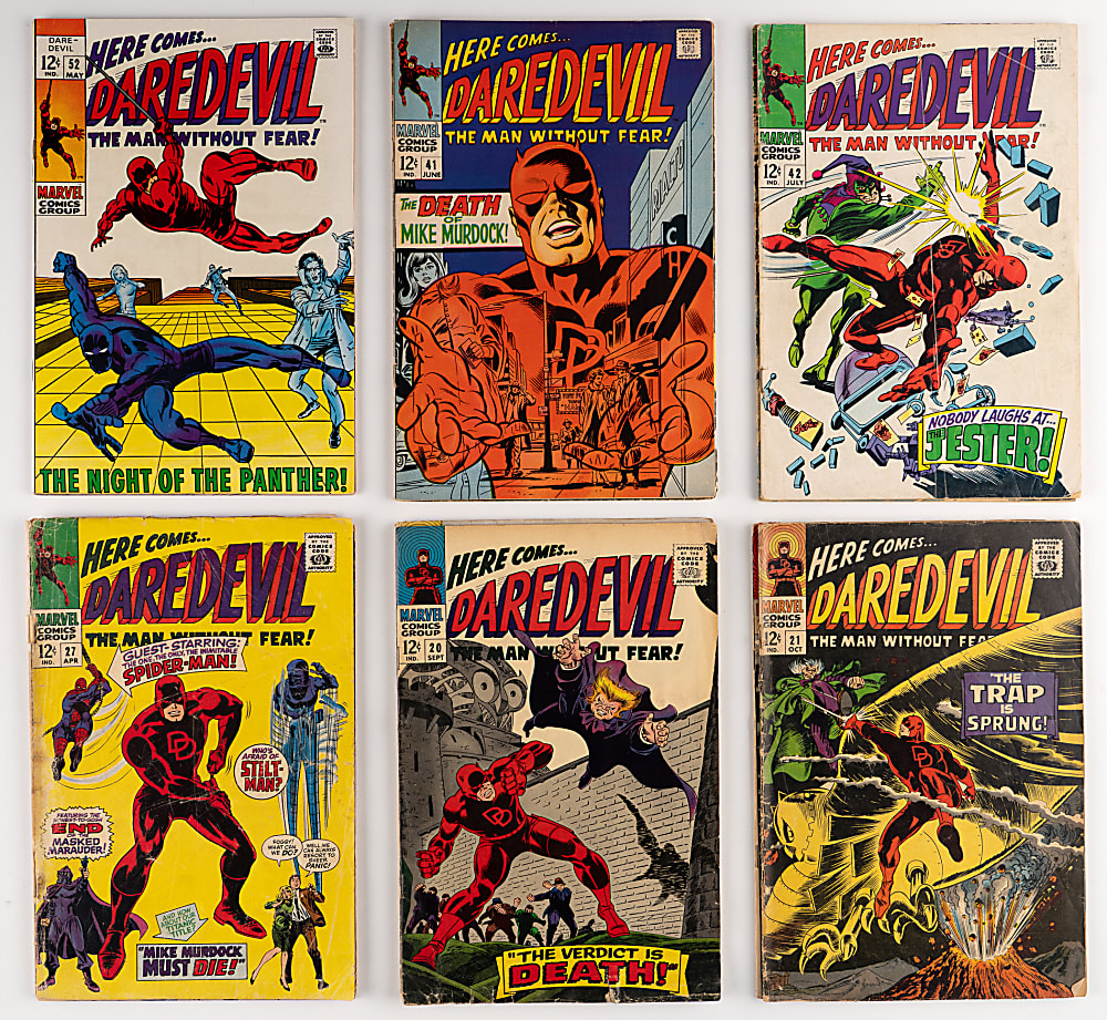 1960s-2020s Marvel Daredevil Comic Book Massive Collection (750+) with First Series Near-Complete Run (336/380)
