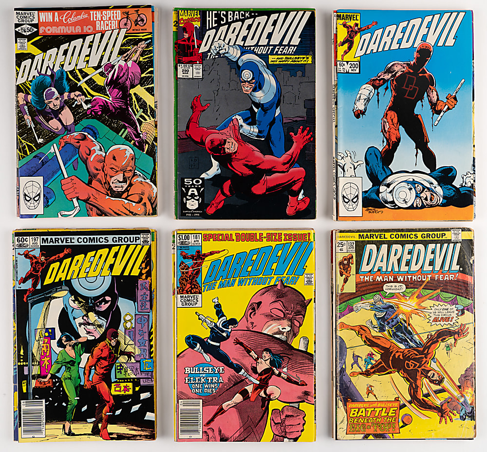 1960s-2020s Marvel Daredevil Comic Book Massive Collection (750+) with First Series Near-Complete Run (336/380)