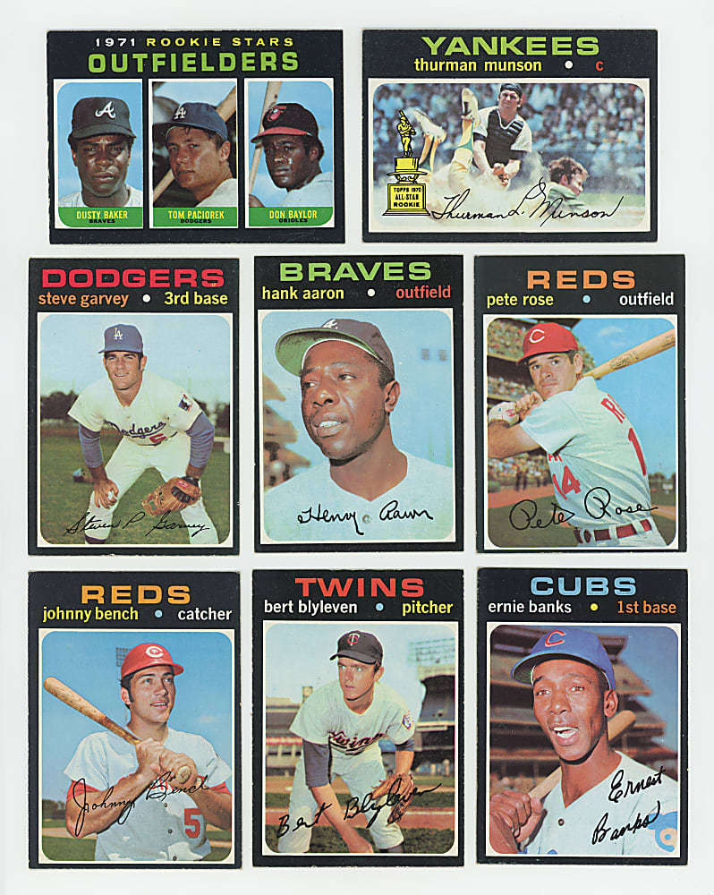 1971 Topps Near Complete Set (750/752) - Clean!