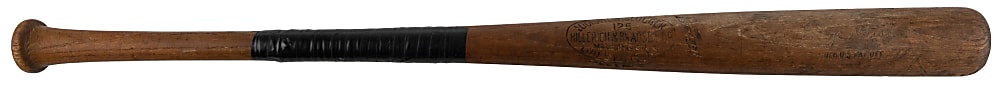 1950-1951 George Sisler Post-Career Pro Stock Model Bat - PSA/DNA LOA