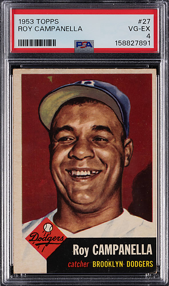 1953 Topps #27 Roy Campanella PSA VG-EX 4