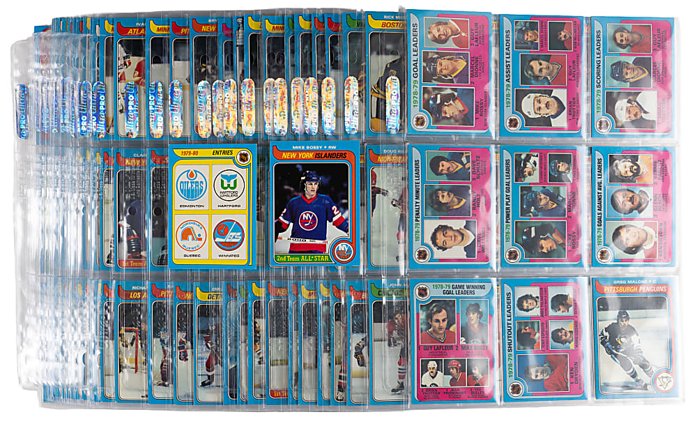 1979-1980 Topps Hockey Complete Set (264) with Beckett Raw Review Gretzky Rookie 7.0