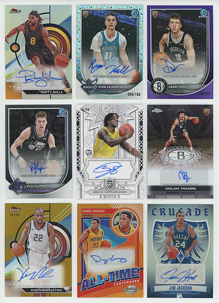 Modern Basketball Certified Autograph Collection (118) with Many Rookies